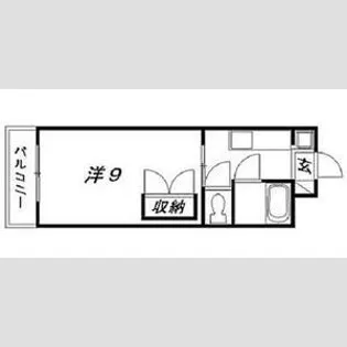 マンションkasuga【2階】の間取り