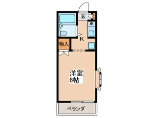 メゾン・ド・デン【2階】の間取り