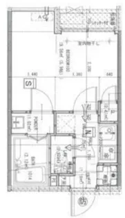 メゾン・ド・ソレイユ大島【4階】の間取り