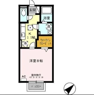 エトワール【1階】の間取り