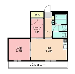 SETTLE・金森【2階】の間取り