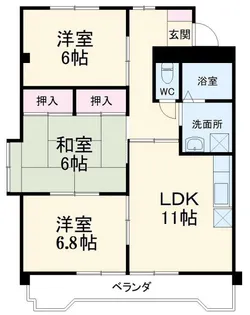 第3横吹小菅ビル【2階】の間取り