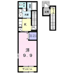 クオーレII【2階】の間取り