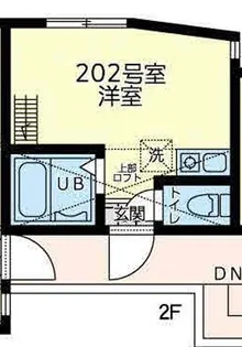 ユナイト平楽シーバスリーガル【2階】の間取り
