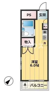 浅利ハイツ【3階】の間取り