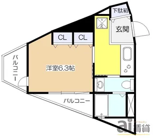 Aifort.久米川【4階】の間取り
