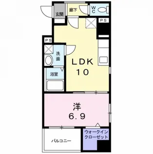 シュトラーレ 八日町【3階】の間取り