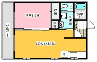 ブラウンベレー壱番館【1階】の間取り