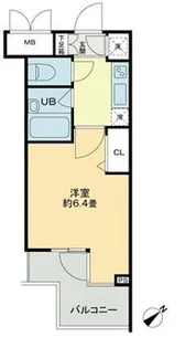 クロスレジデンス蒲田【7階】の間取り
