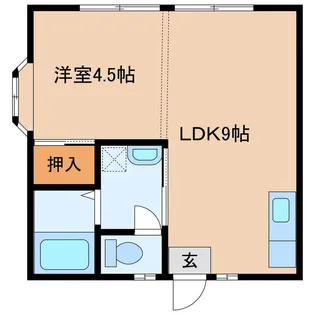 コーポラス中須【1階】の間取り