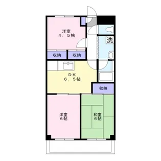 南住吉ハイツ【3階】の間取り