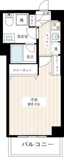 REALIZE蒲田II【4階】の間取り