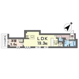 風香 北鎌倉【2階】の間取り