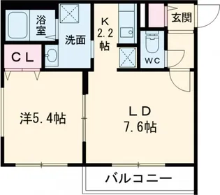 Briller MOTOMACHI(ブリエ モトマチ)【3階】の間取り