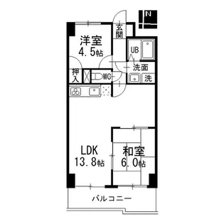 アーバン滝子【2階】の間取り
