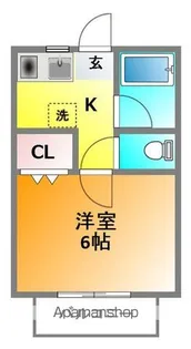 ケイブイデア【1階】の間取り
