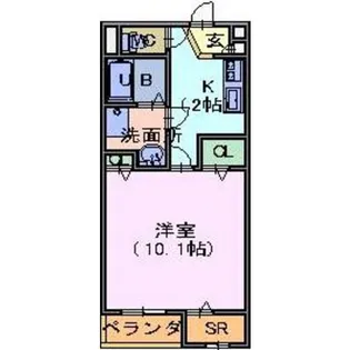 グランルージュ御影【3階】の間取り