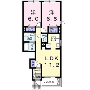 クルミ【1階】の間取り