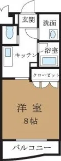 フォンテーヌマンション【3階】の間取り