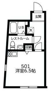 パークサイド日暮里・西日暮里【5階】の間取り