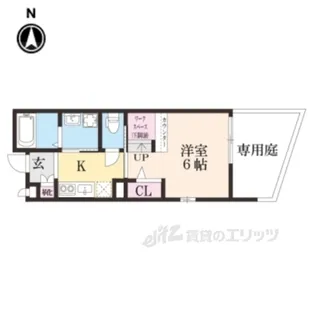 REVEde京都下鴨【1階】の間取り