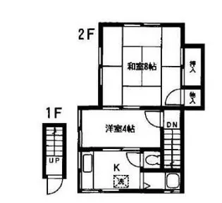 サカエコーポ【2階】の間取り