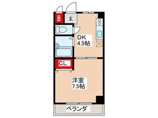 メゾンモリオカ【7階】の間取り