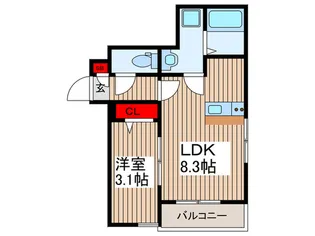 BestStage草加アネックス【1階】の間取り