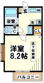 プランタン紅葉丘【2階】の間取り