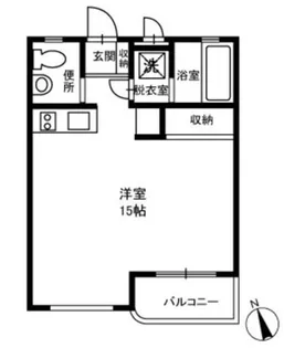 メゾンアンドー【1階】の間取り
