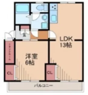 テレパレス大宮三橋II【1階】の間取り