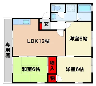 ラフォーレ原田I【1階】の間取り