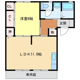 ディアステージ【1階】の間取り