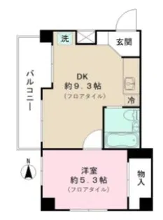 メゾンガーデニア【1階】の間取り