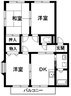 グランデージ マルシェ【2階】の間取り