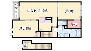 ディアス・カーサVI【2階】の間取り