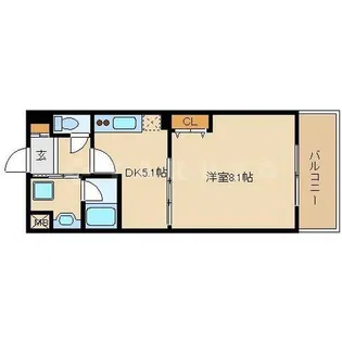 プリムール【5階】の間取り