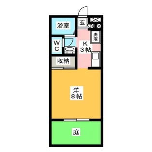 ヴィーナス【1階】の間取り