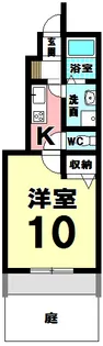 プレジール【1階】の間取り