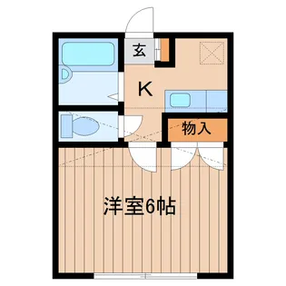 宮城県仙台市宮城野区東仙台6【アパート】の間取り