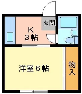 メゾンド友【1階】の間取り