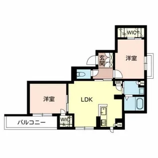 シャーメゾン トゥーザ・ムーン【3階】の間取り