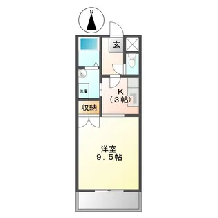 エール白須賀【3階】の間取り