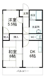ロイヤルブラフ26【1階】の間取り