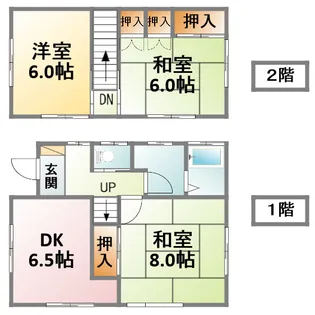 千葉県茂原市東郷【一戸建】の間取り