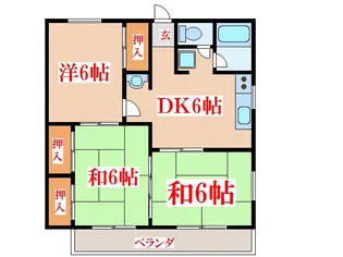 メゾンドール田中【1階】の間取り