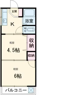 北浦和レジデンス【3階】の間取り