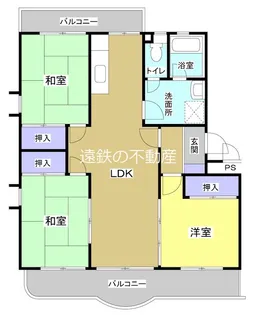 ミューゼIII曳馬【3階】の間取り