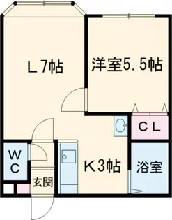 エスパニア名寄I【1階】の間取り