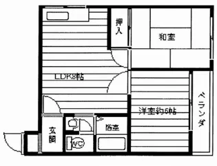 メゾングレース【3階】の間取り